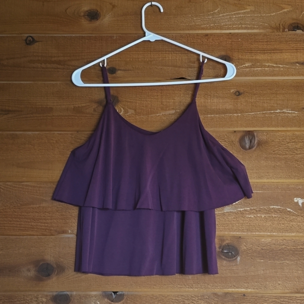 Flowy Mudd Cropped Tank Top